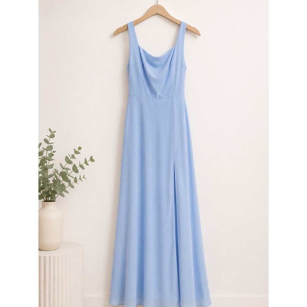 Lulus Remarkable Arrival Powder Blue Sleeveless Maxi Dress Size XXS - Picture 4 of 8